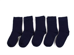 Minipop navy socks bamboo (5-pack)